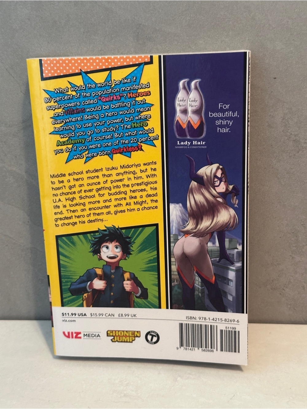 My Hero Academia Vol. 1 Manga - Yellow Cover - Picture 2 of 7